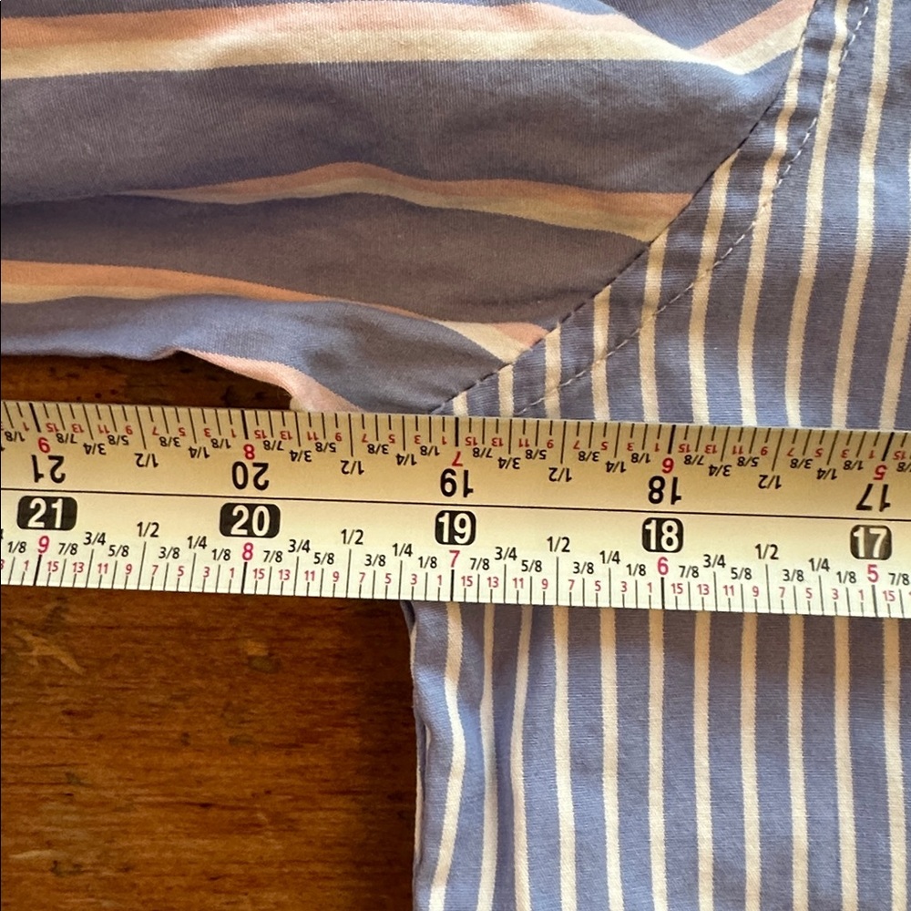 J. Crew Crazy Stripe Cotton Shirt EUC Men’s S - Picture 9 of 9